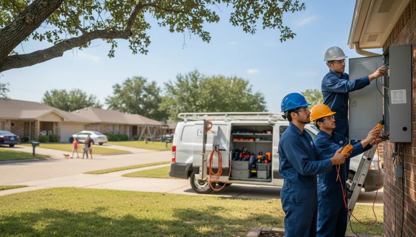 Certified electrician providing emergency electrical services in Elba, NE